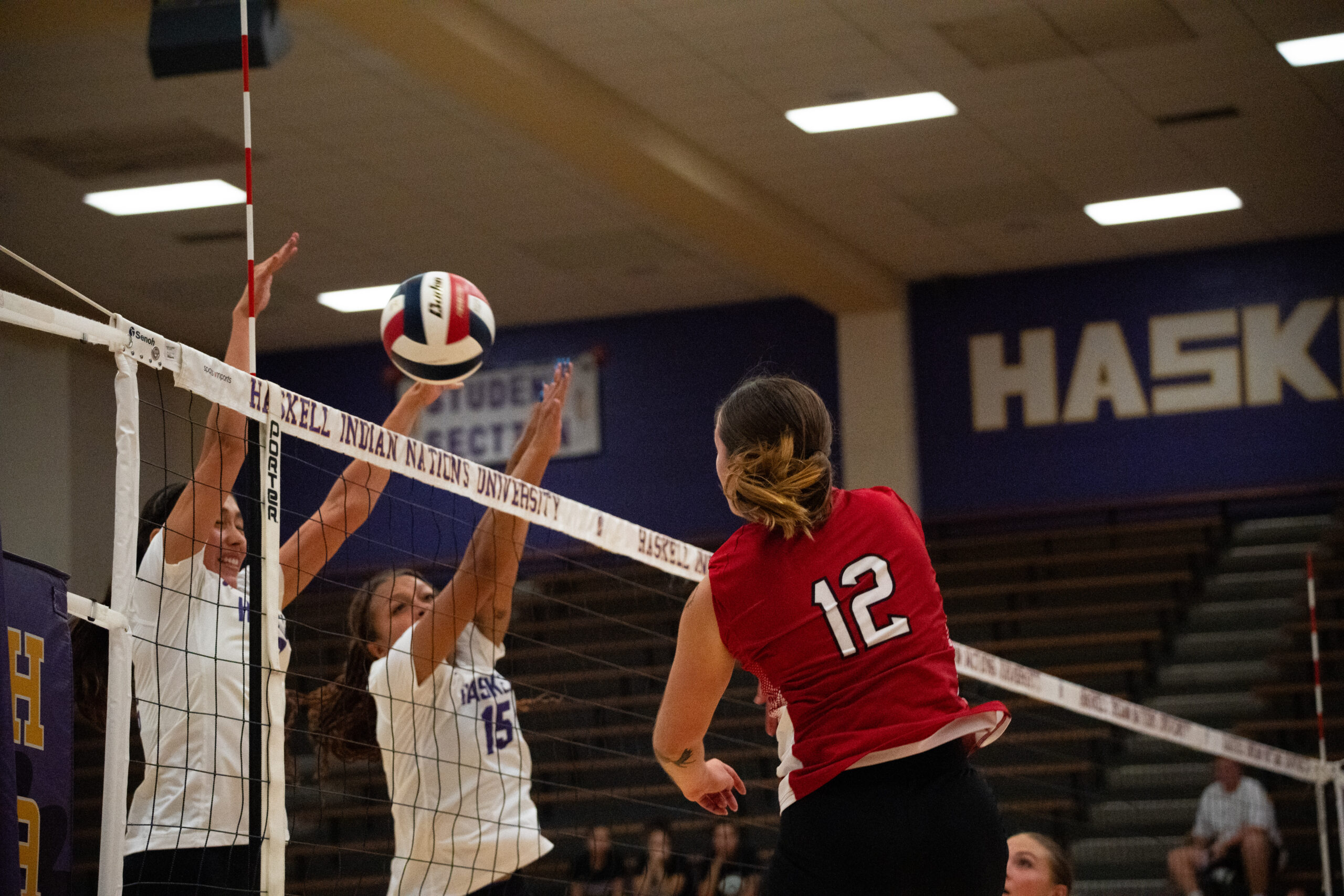 Haskell gets the block
